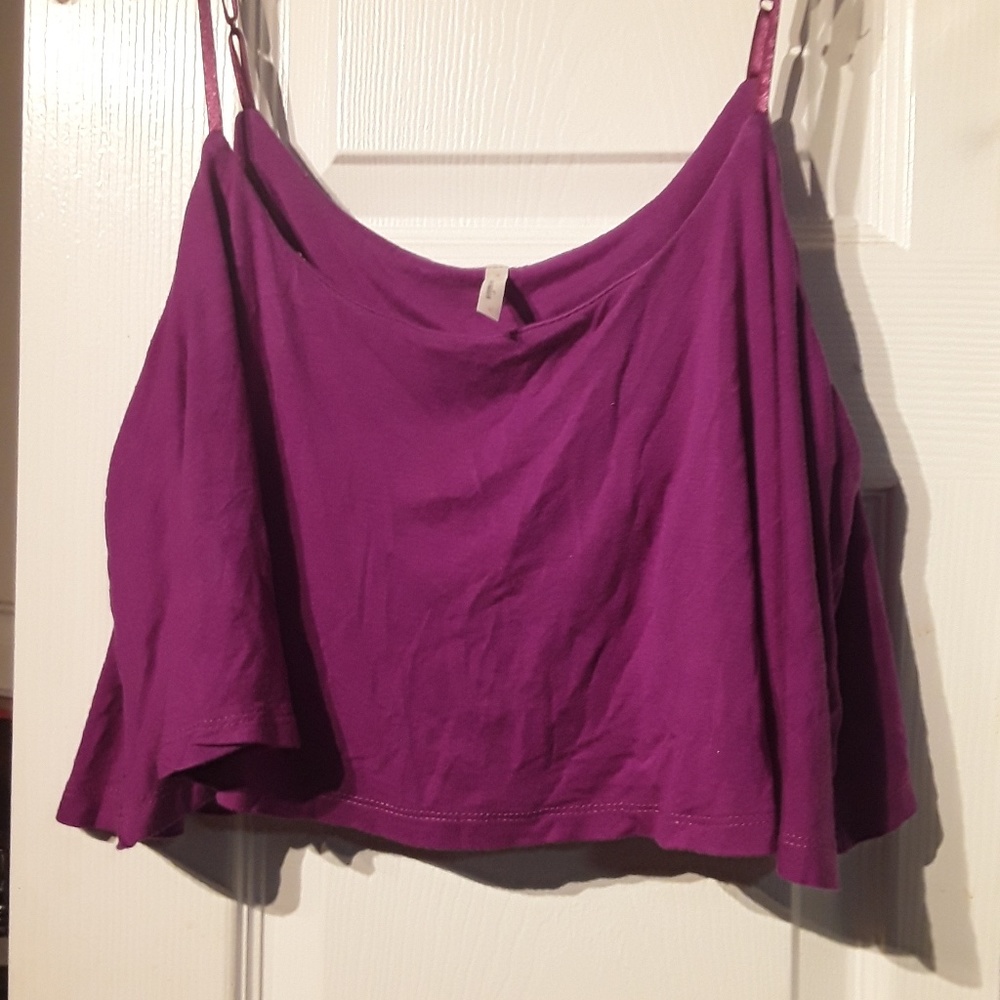Purple Crop Top